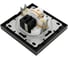 Розетка Metronex Electric Exclusive Black для сетевого кабеля LAN + TV FRZMT040032CHR 7