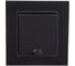 Розетка Metronex Electric Exclusive Black одинарная с заземлением с крышкой FRZMT040007CHR 5