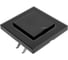Розетка Metronex Electric Exclusive Black одинарная с заземлением с крышкой FRZMT040007CHR 6