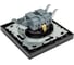 Розетка Metronex Electric Exclusive Black одинарная с заземлением с крышкой FRZMT040007CHR 8