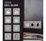 Розетка Metronex Electric Exclusive Silver Metallic для сетевого кабеля LAN + TV FRZTV010002SER 2