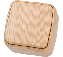 Выключатель TDM ELECTRIC 1-кл. открытой установки IP20 10А, сосна "Дача" Народная SQ1824-0051