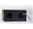 Розетка горизонтальная выдвижная ROCKETSOCKET 2 euro 16a, 2 usb a с блоком 5в/2.1а, 2 rj45, проводка, цвет золотой SHS021-G 2