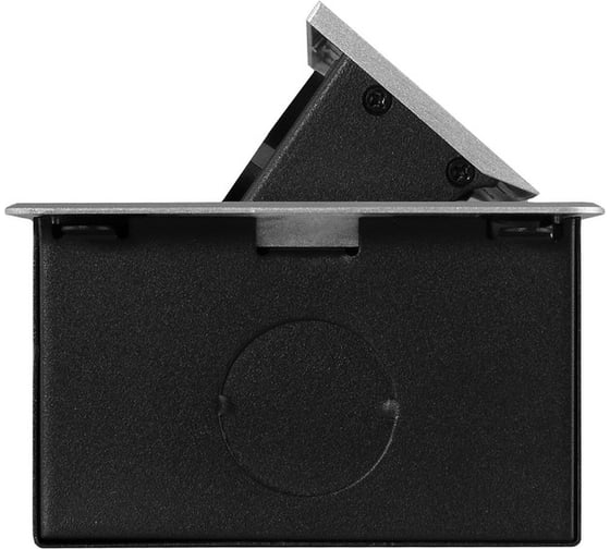 Горизонтальная выдвижная розетка ROCKETSOCKET 2 euro 16a, 2 usb a с блоком 5В/2.1а, 2 rj45, проводка, цвет серый SHS021-S