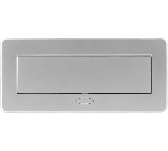 Горизонтальная выдвижная розетка ROCKETSOCKET 2 euro 16a, 2 usb a с блоком 5В/2.1а, rj45, проводка, цвет серый SHS020-S