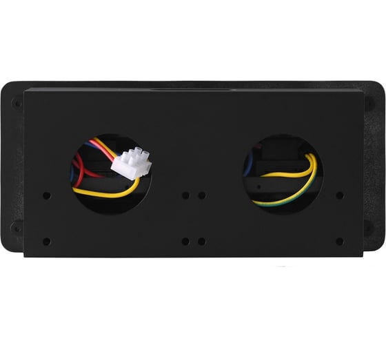 Горизонтальная выдвижная розетка ROCKETSOCKET 2 euro 16a, usb type a+c с блоком 18w, проводка, цвет черный SHS019-B