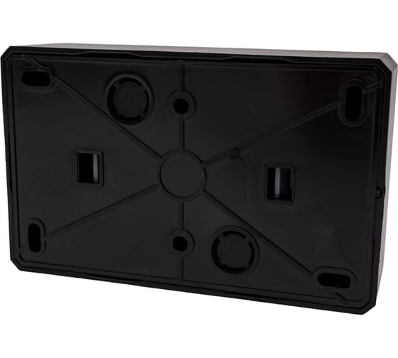 Двойная розетка Vesta Electric Mega Black без заземления FRZ00010221CMT