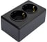 Розетка Metronex Electric Mega Black двойная с заземлением FRZ00010222CMT 4