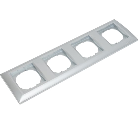 4-местная рамка Vesta Electric Roma Silver FRM050603SRM