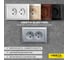 Розетка Metronex Electric Roma Silver двойная без заземления FRZ00010112SRM 5