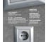 Розетка Metronex Electric Roma Silver одинарная с заземлением FRZ00010101SRM 3
