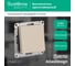 1-клавишный выключатель Systeme Electric Atlasdesign песочный сх.1, 10ах ATN001211 3