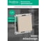 1-клавишный выключатель Systeme Electric Atlasdesign песочный сх.1, 10ах ATN001211 4