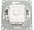 2-клавишный переключатель Systeme Electric Atlasdesign песочный сх.6, 10ах ATN001265 3