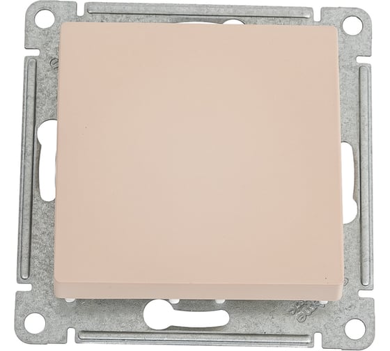 1-клавишный переключатель Systeme Electric Atlasdesign песочный сх.6, 10ах ATN001261