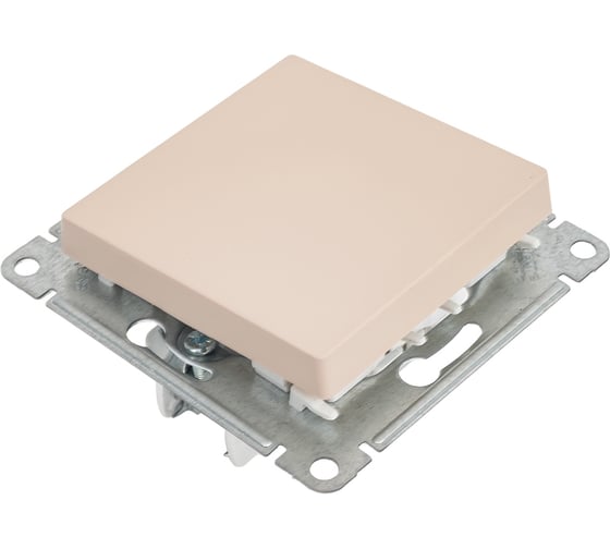 1-клавишный переключатель Systeme Electric Atlasdesign песочный сх.6, 10ах ATN001261