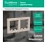 2-местная универсальная рамка Systeme Electric Atlasdesign песочный ATN001202 3