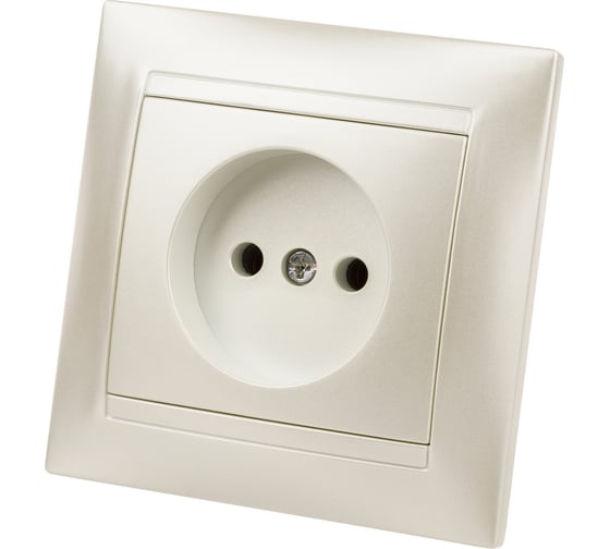 Розетка TDM ELECTRIC 2П 10А 250В перламутр "Лама" SQ1815-0822
