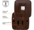 Компьютерная розетка TDM ELECTRIC (RJ-45) открытой установки IP20, венге "Дача" Народная SQ1824-0071 3