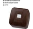 Компьютерная розетка TDM ELECTRIC (RJ-45) открытой установки IP20, венге "Дача" Народная SQ1824-0071 5