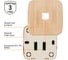 Компьютерная розетка TDM ELECTRIC (RJ-45) открытой установки IP20, сосна "Дача" Народная SQ1824-0081 3