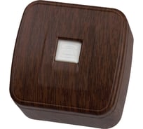 Розетка TDM ELECTRIC TФ (RJ-11) открытой установки IP20, венге "Дача" Народная SQ1824-0072