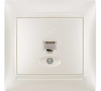 Розетка телефонная RJ11 перламутр серия "Лама" TDM ELECTRIC SQ1815-0815