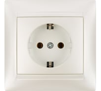 Розетка TDM ELECTRIC 2П+З 16А 250В перламутр "Лама" SQ1815-0823