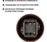 Поворотный выключатель TDM ELECTRIC 2-кл. с ручкой (бантик) 10А коричневый «Виви» SQ1820-1406 6