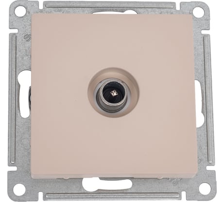 Оконечная tv розетка Systeme Electric Atlasdesign песочный, 1db ATN001291