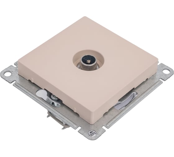Оконечная tv розетка Systeme Electric Atlasdesign песочный, 1db ATN001291