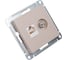 Розетка tv+rj45 Systeme Electric Atlasdesign песочный, кат.5e ATN001289 3