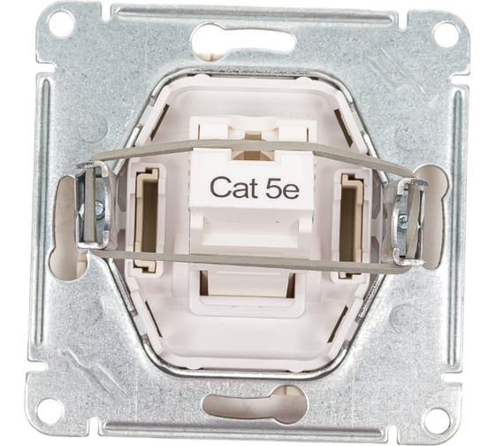 Компьютерная розетка rj45 Systeme Electric Atlasdesign песочный, кат 5е ATN001283