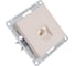 Телефонная розетка rj11 Systeme Electric Atlasdesign песочный, ATN001281 2