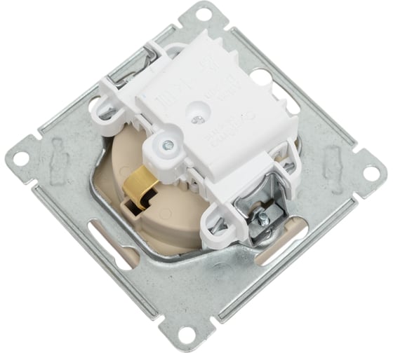 Розетка Systeme Electric Atlasdesign песочный, с заземлением, со шторками, с крышкой, 16а ATN001246