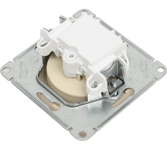 Розетка Systeme Electric Atlasdesign песочный, без заземления, 16а ATN001241