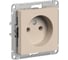 Розетка Systeme Electric Atlasdesign песочный, без заземления, 16а ATN001241 4