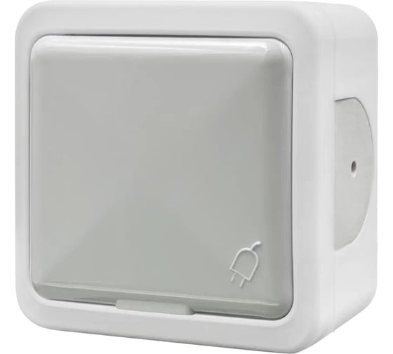 Розетка NE-AD с крышкой, с заземлением, 16А, 250В, MULTIMA, Белый 92-51-09 1