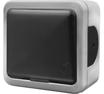 Розетка NE-AD с крышкой, с заземлением, 16А, 250В, MULTIMA, Серый 92-52-09