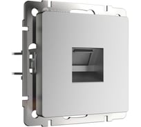 Розетка WERKEL ethernet rj-45 серебряный матовый a063620