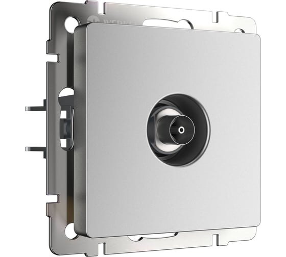 Оконечная тв-розетка WERKEL серебряный матовый a063621