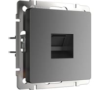 Розетка WERKEL ethernet rj-45 графит матовый a063108