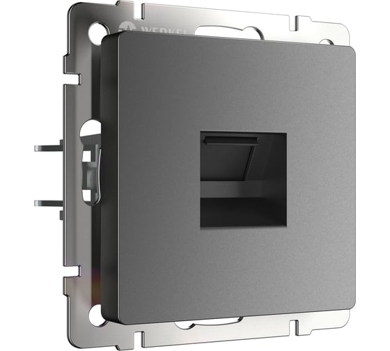 Розетка WERKEL ethernet rj-45 графит матовый a063108 1