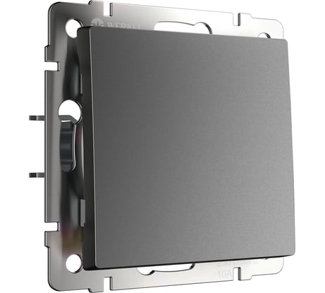 Одноклавишный выключатель WERKEL графит матовый a063095