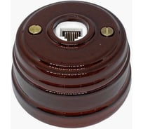 Компьютерная розетка Мезонинъ RJ45, цвет - Петровский гранит GE70341-46