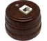 Пластиковая компьютерная розетка МЕЗОНИНЪ RJ45, цвет - орех GE30341-14 1