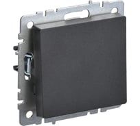 1-клавишный перекрестный выключатель IEK Brite 10а вс10-1-3-брч черный BR-V13-0-10-K02