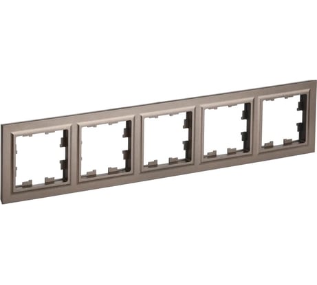 5-местная рамка IEK Brite ру-5-бртб темная бронза BR-M52-K45