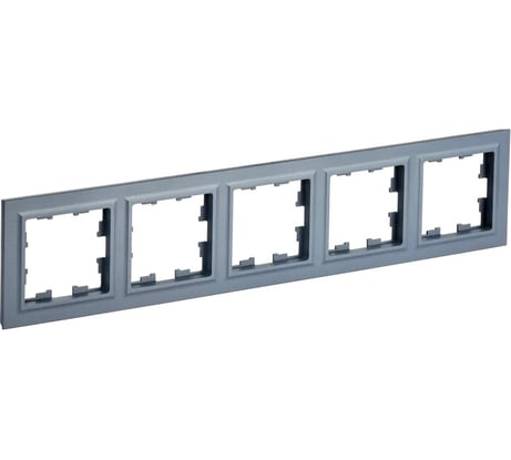 5-местная рамка IEK Brite ру-5-брм маренго BR-M52-K35