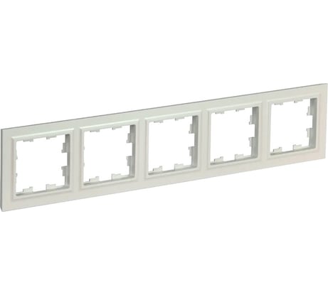 5-местная рамка IEK Brite ру-5-брж жемчуг BR-M52-K36